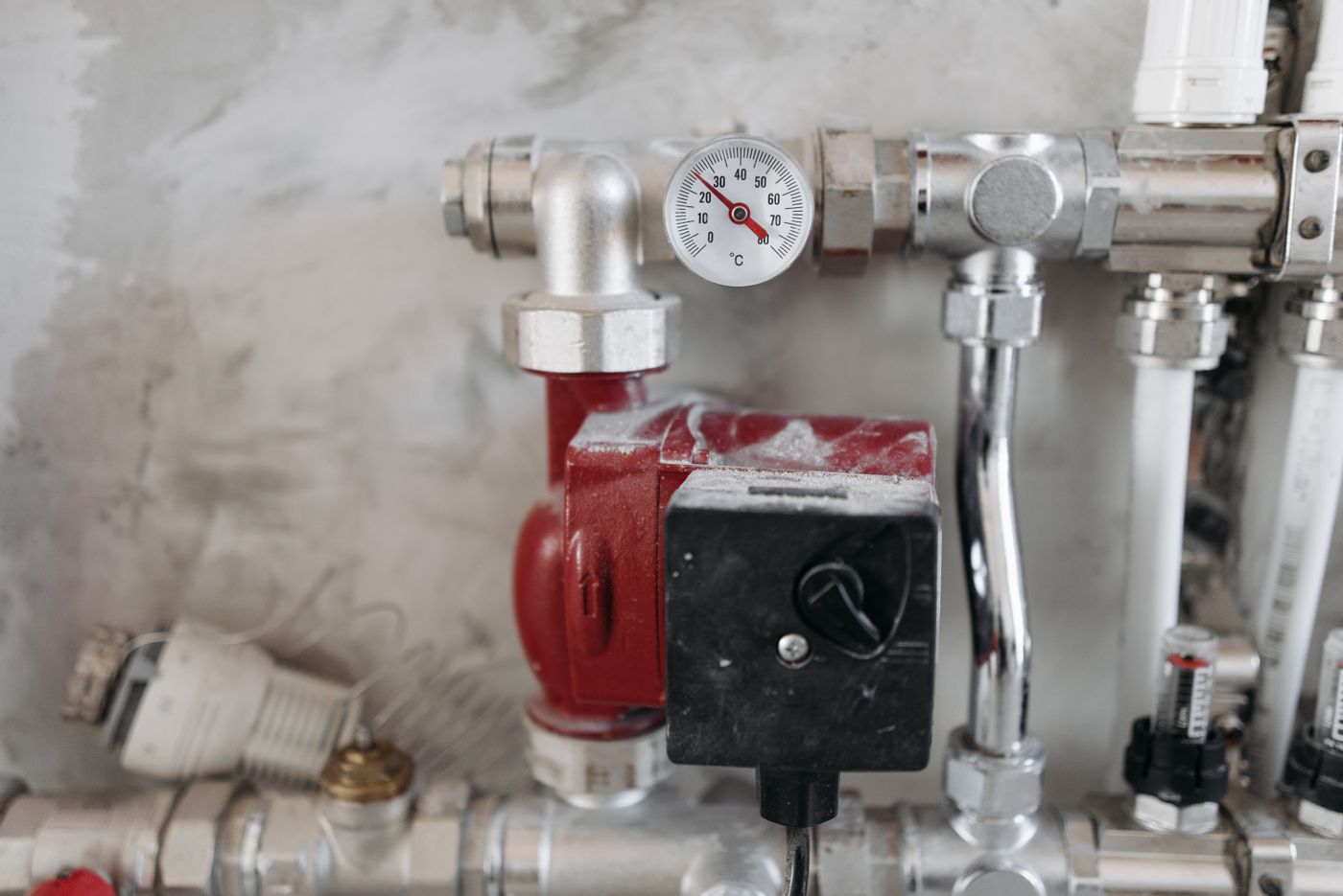 Plumbing and heating work